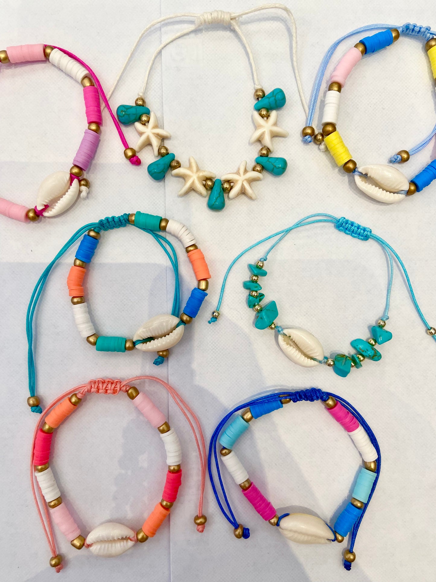 Bracelets coquillages