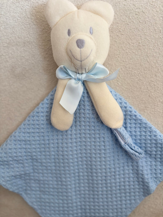 Doudou ours nid d’abeille