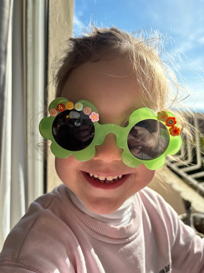 Lunettes fleurs