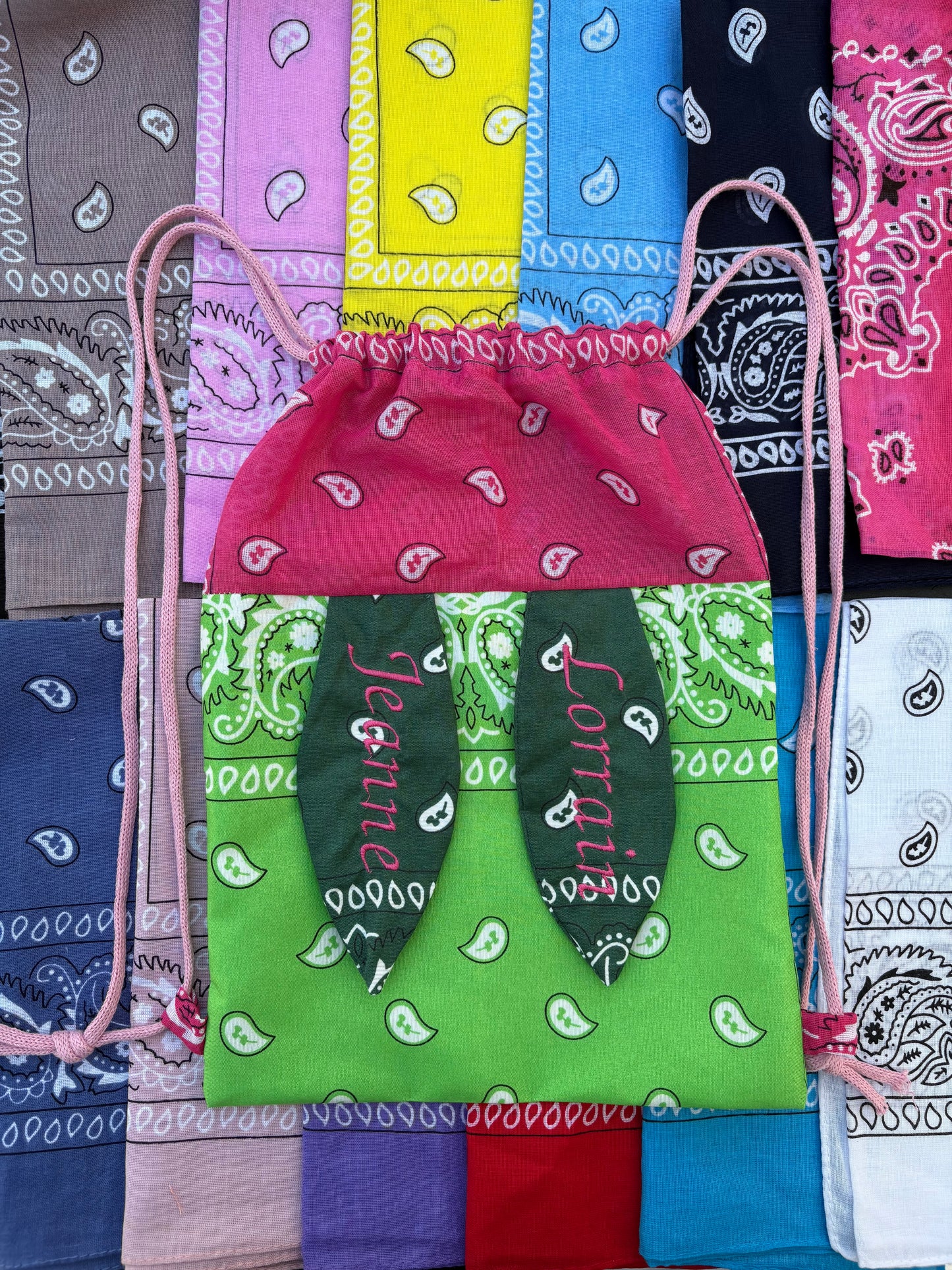 Sac pochon oreilles de lapin