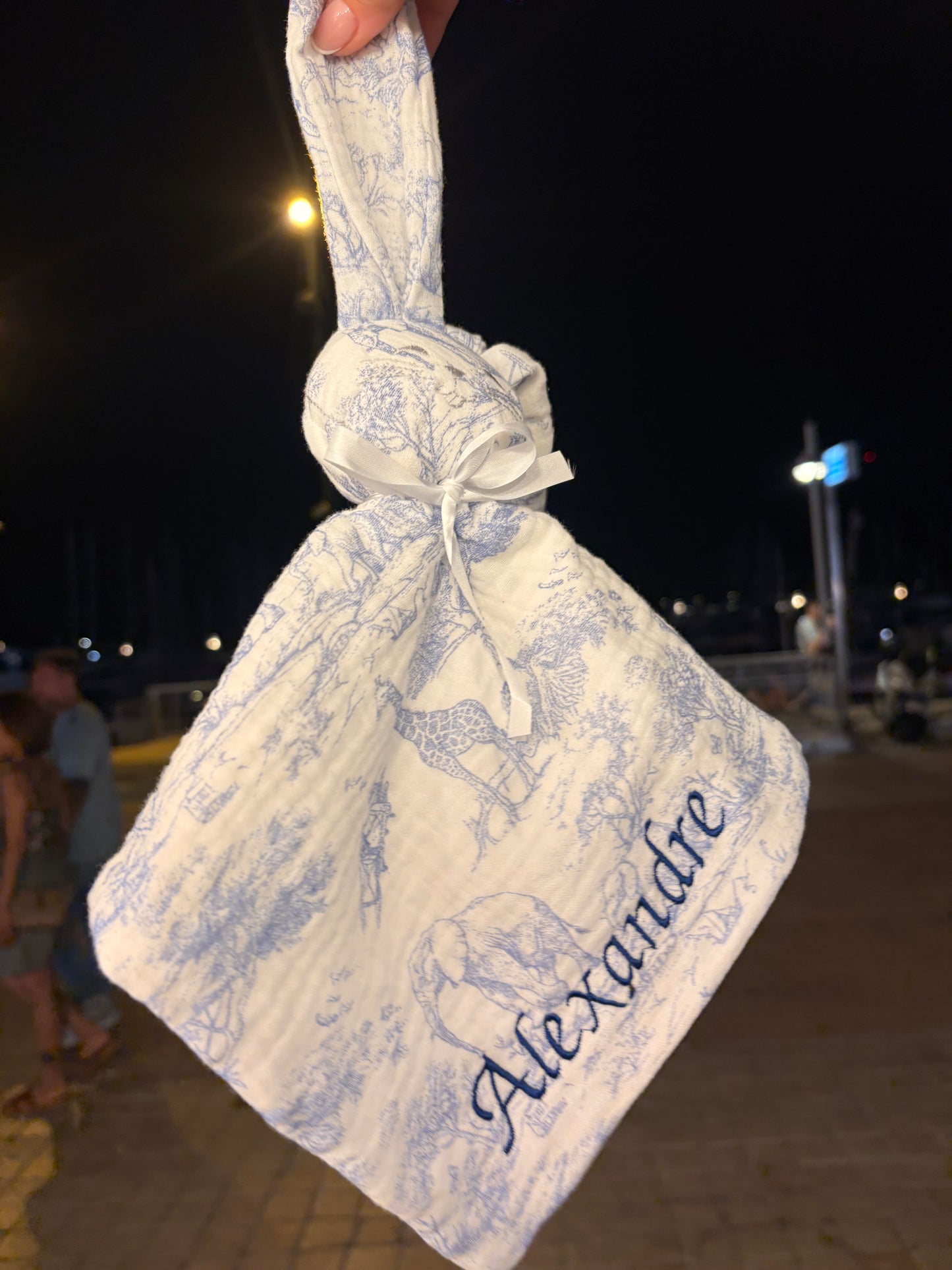 Doudou lapin personnalisé – Collection Safari