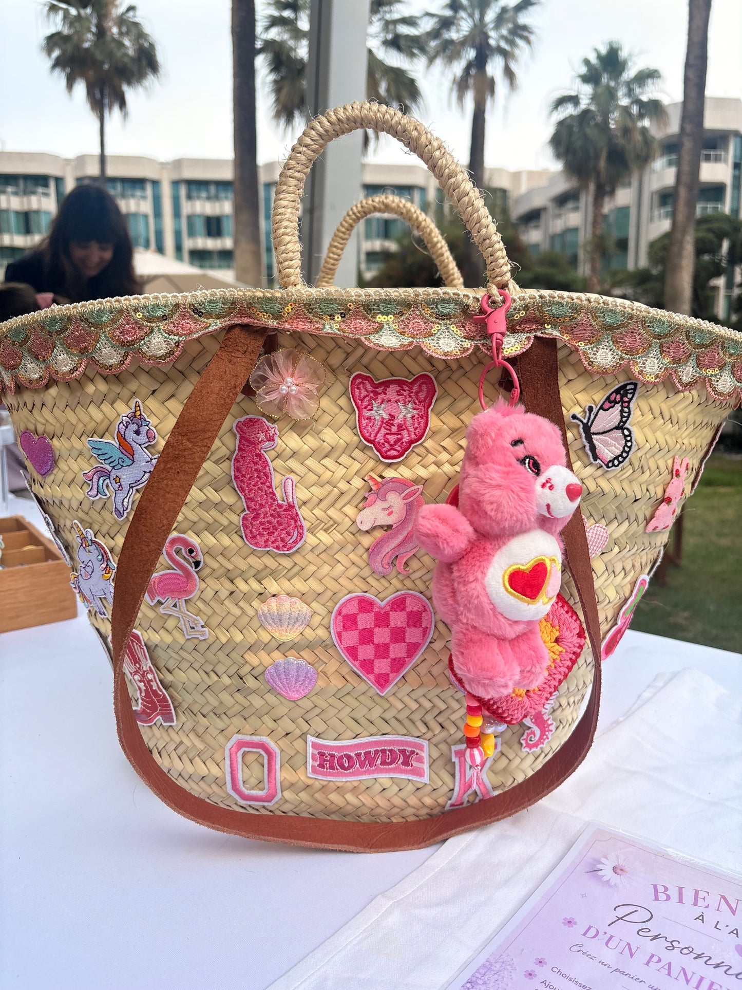 Panier adulte personnalisé - Patchs