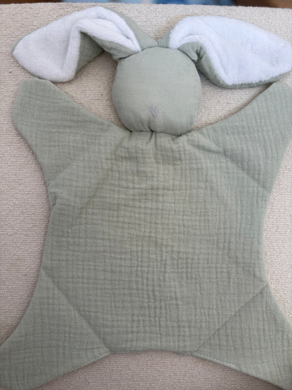 Doudou lapin oreilles douces