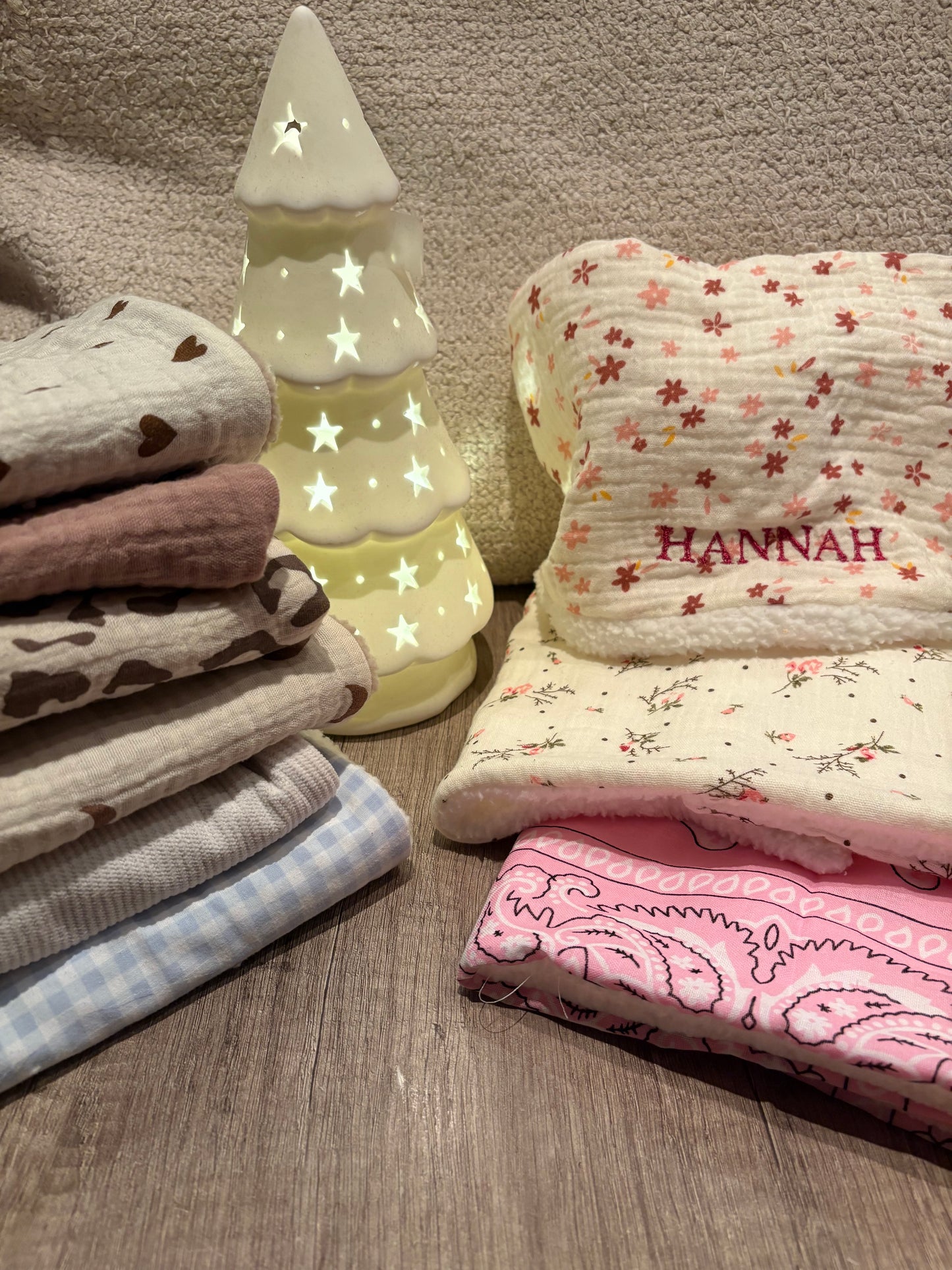 Cache-cou personnalisable à bouton pression