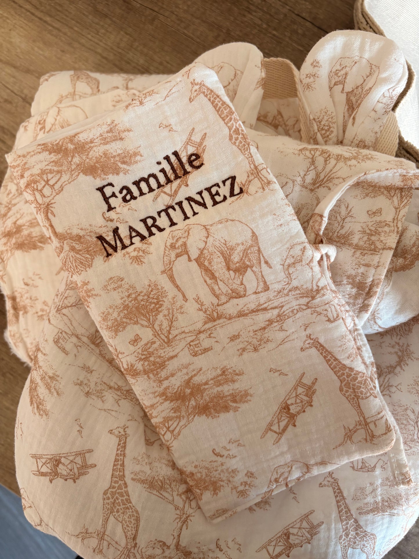 Protège-livret de famille personnalisé – Collection Safari