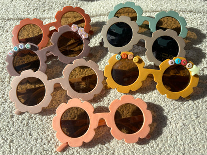 Les lunettes à fleurs (monture Mat)