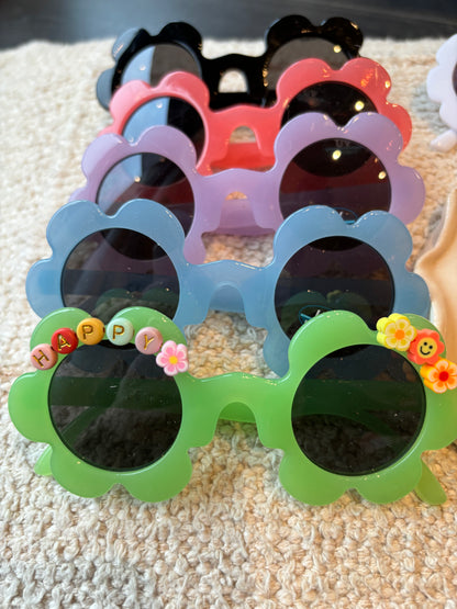 Lunettes fleurs