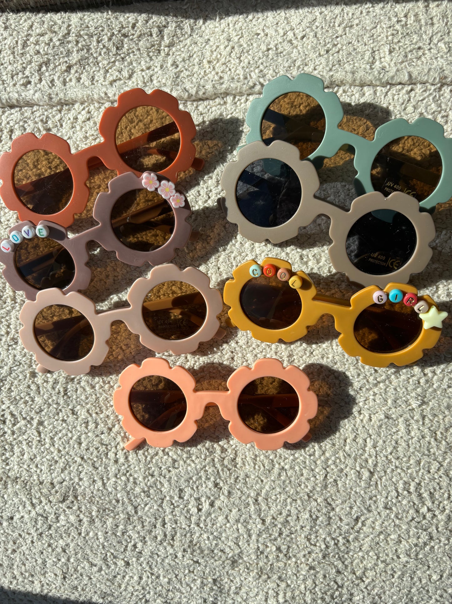 Les lunettes à fleurs (monture Mat)