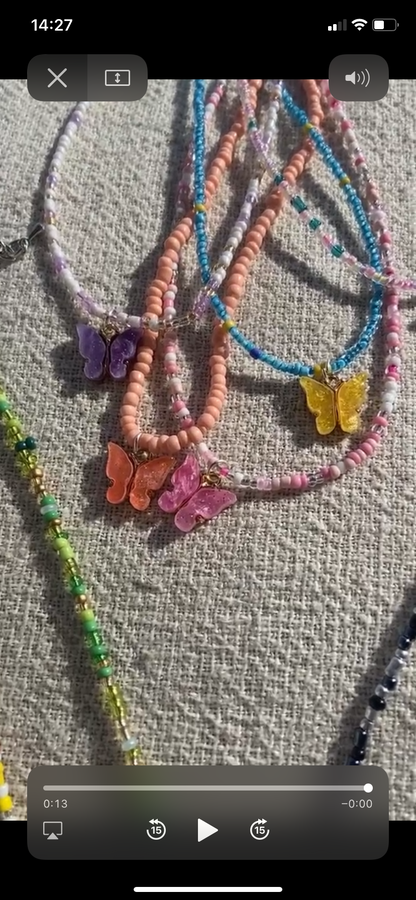 Colliers papillons