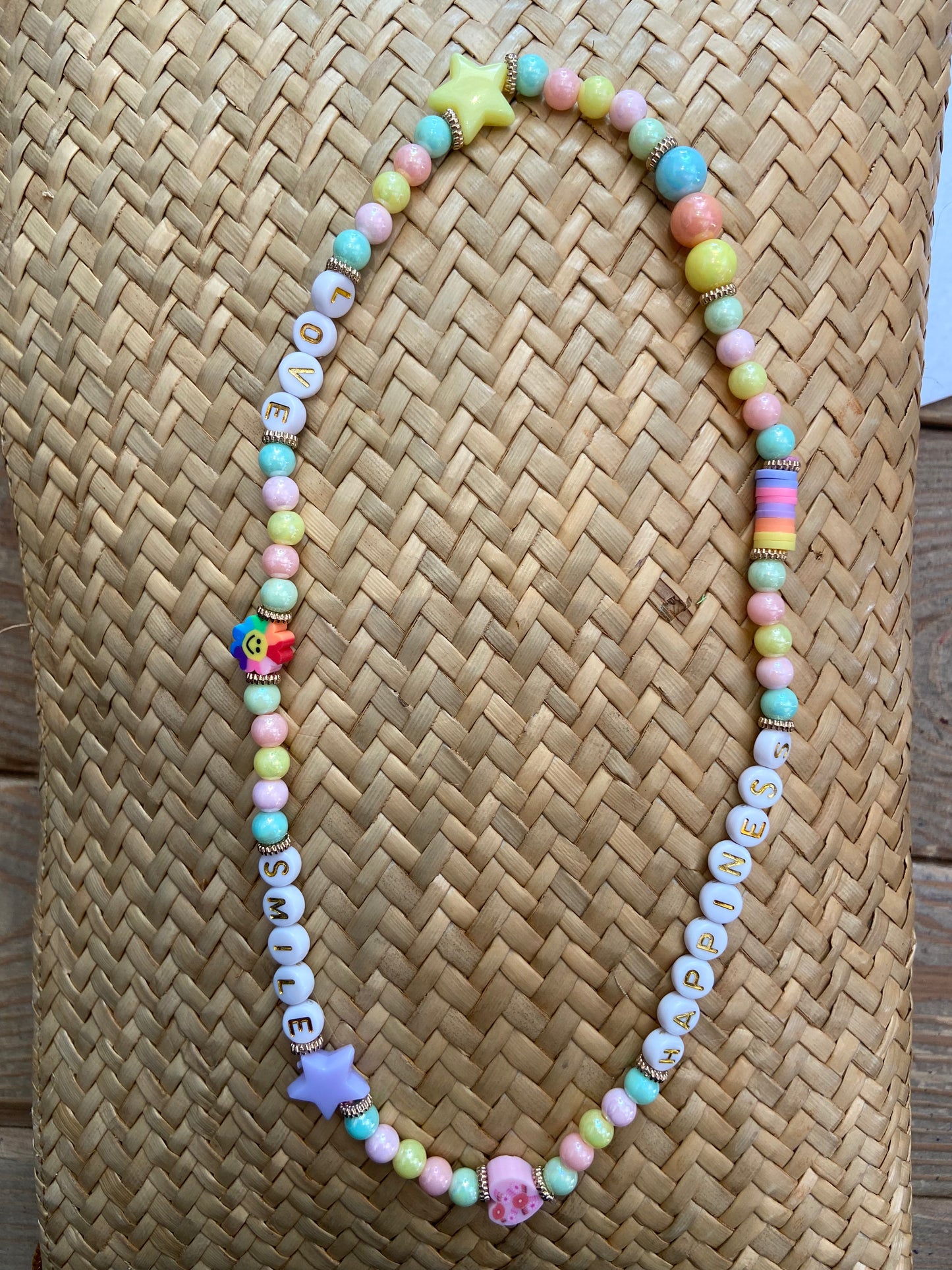 Collier perle doré